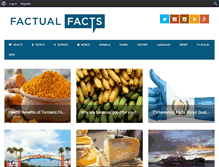 Tablet Screenshot of factualfacts.com